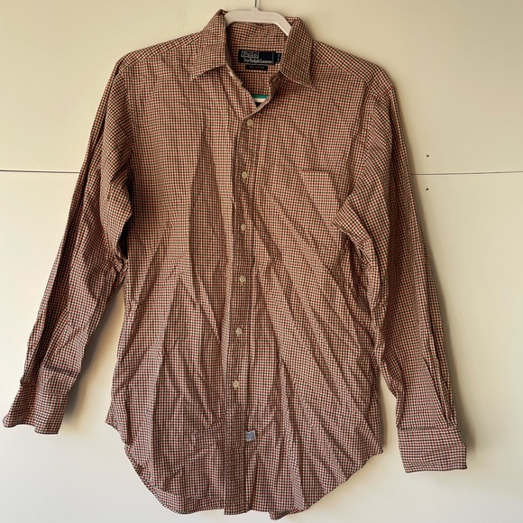 Ralph Lauren Polo Mens's Button Up Shirt Top Button Down Long Sleeve, 15 1/2 -33 - Picture 6 of 10